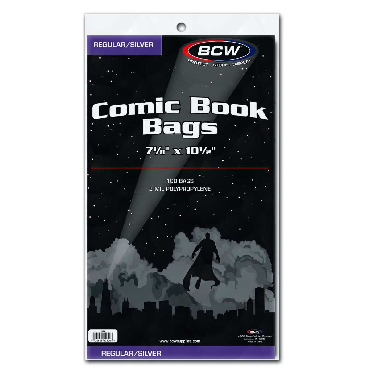 Silver/Regular Comic Bags BCW