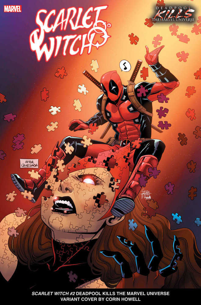 Scarlet Witch #2 Corin Howell Deadpool Kills The Marvel Universe Variant (CIPHER)