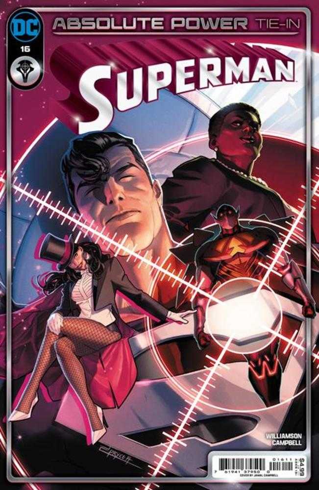 Superman #16 Cover A Jamal Campbell (Absolute Power) (HIBACHI)