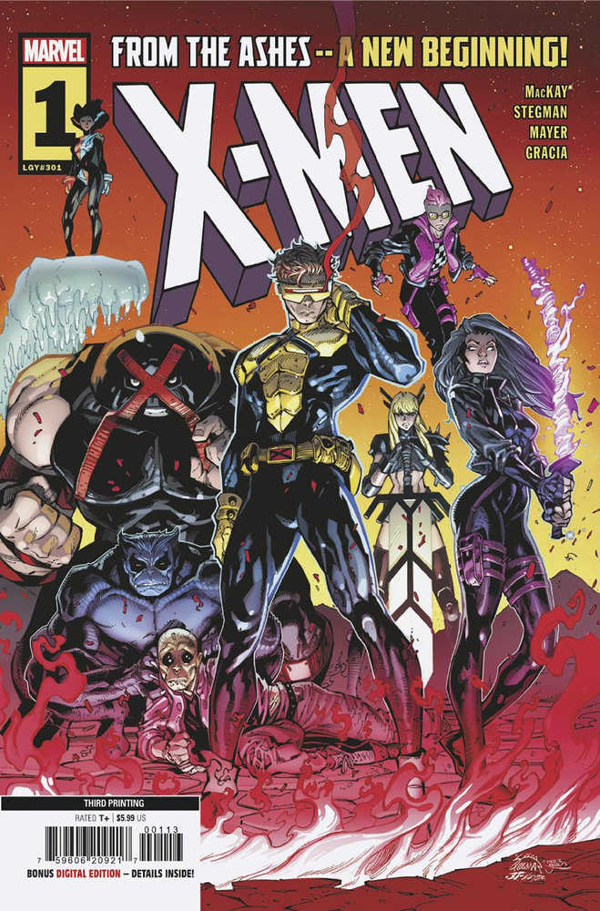 X-Men #1 Ryan Stegman 3 Rd Printing Variant