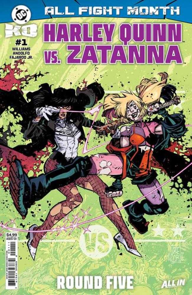 DC K.O. Harley Quinn vs Zatanna #1 (One Shot) Cover A Jorge Corona (STANOWAR)