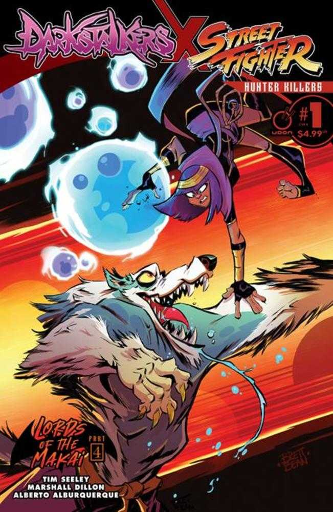 Darkstalkers X Street Fighter Hunter Killers #1 (One Shot) Cover B Brett Bean Variant (SANTIAGO)