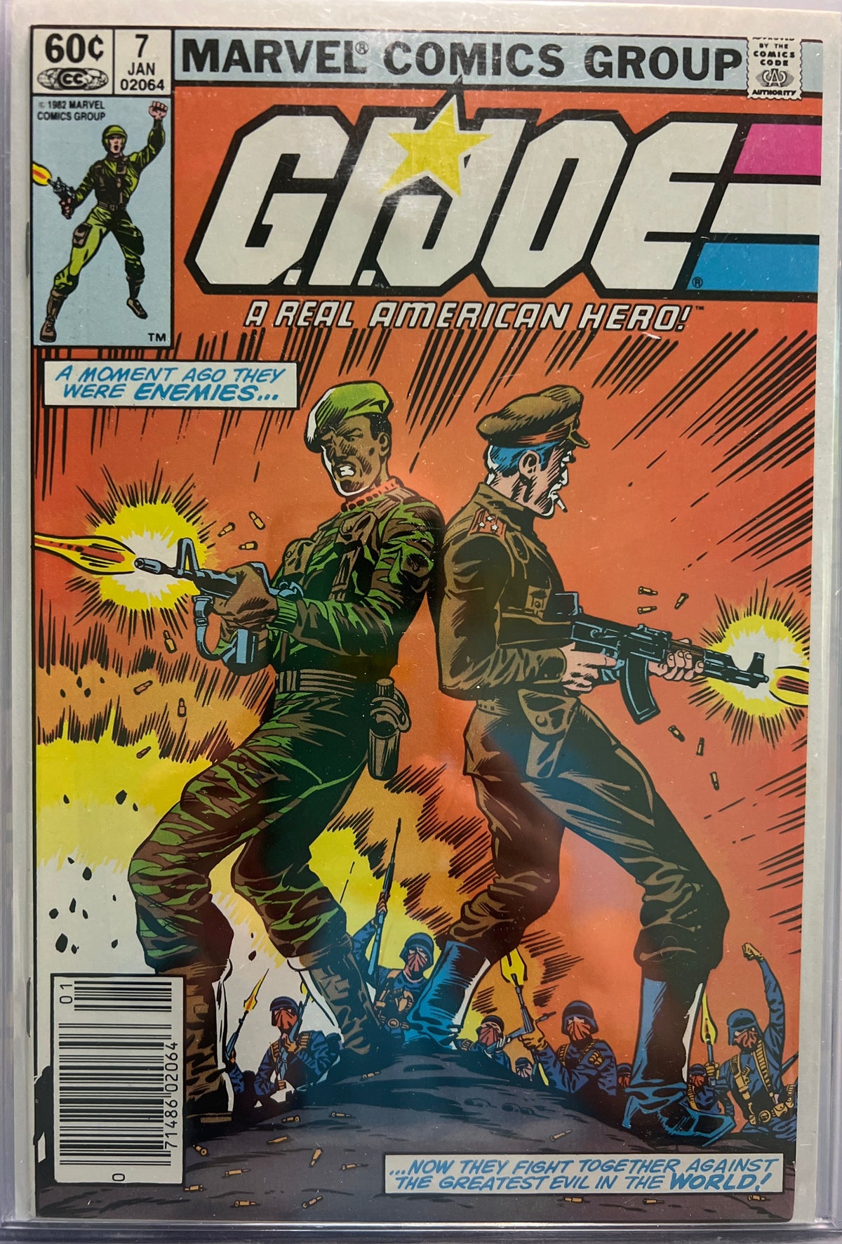 G.I. Joe #7 Marvel Comics 1983 High Grade Newsstand Variant NM