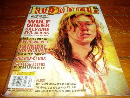 RUE MORGUE MAGAZINE ISSUE # 52 DECEMBER 2005 MARRS MEDIA VF/NM 1ST PRINT