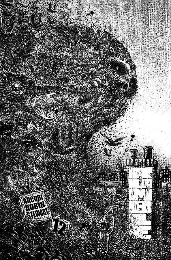 RUMBLE #12 COVER A B&W RUBIN IMAGE NM 1ST PRINT 2019