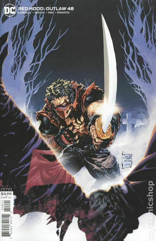 RED HOOD OUTLAW #48 VARIANT COVER DC COMICS NM 1st PRINT 2020 JOKER WAR