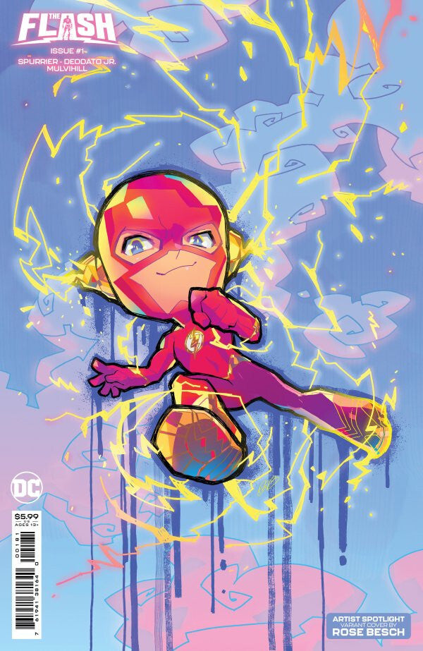 THE FLASH #1 NM 1ST PRINT ROSE BESCH VARIANT DC COMICS 2023
