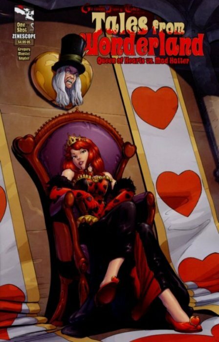TALES FROM WONDERLAND MAD HATTER VS QUEEN OF HEARTS #1 B 2010 VFN