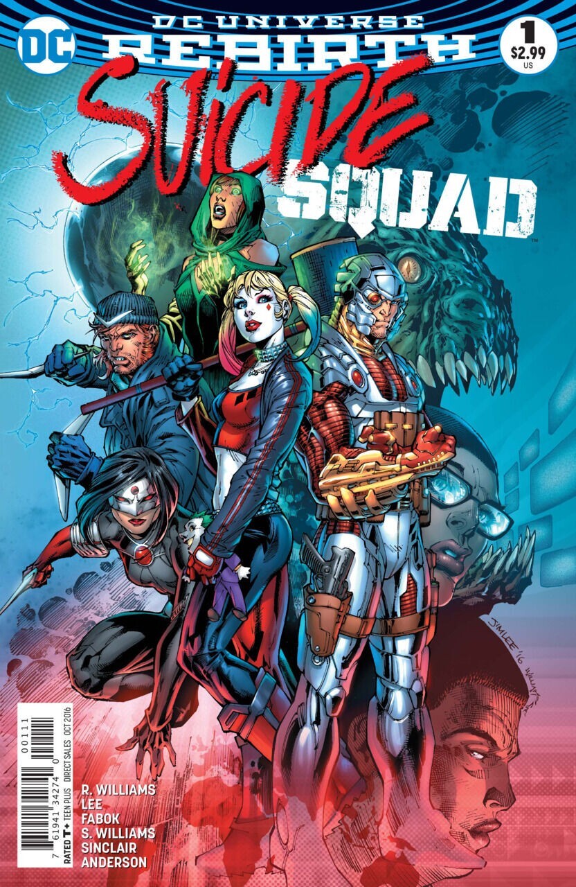 SUICIDE SQUAD #1 DC COMICS REBIRTH MAIN COVER JIM LEE 2016 NM