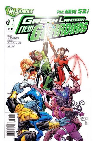 GREEN LANTERN NEW GUARDIANS #1 - KYLE RAYNER HAS ASSEMBLED NM 1ST PRINT