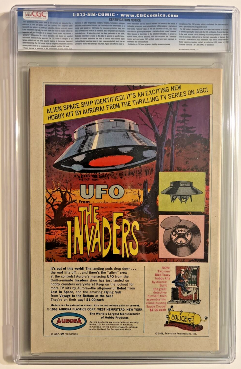 SHOWCASE #74 CGC 7.5 1st ANTHRO DC COMICS 1968 SILVER AGE