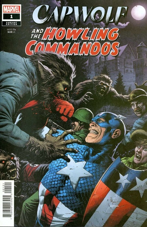 CAPWOLF HOWLING COMMANDOS #1 FRANK COVER NM 1ST PRINT MARVEL COMICS 2023