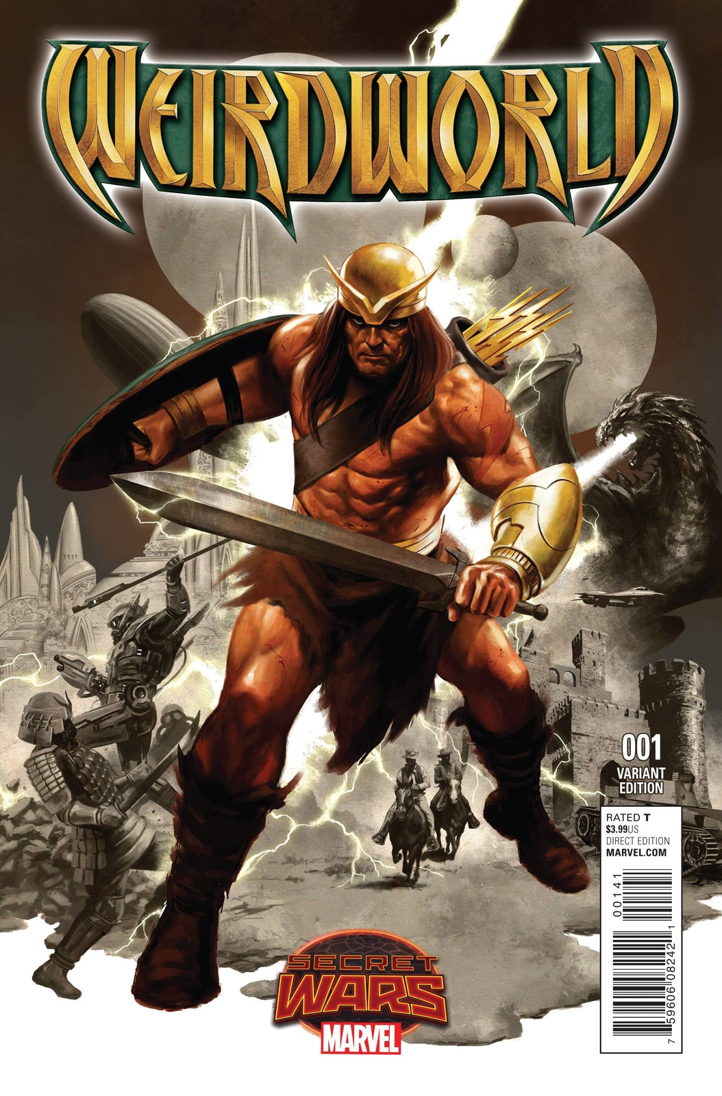 WEIRDWORLD #1 EPTING VARIANT 1:25 MARVEL NM 1st PRINT 2015