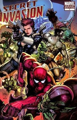 SECRET INVASION #7 "FRANCIS YU RETAILER VARIANT" NM 1ST PRINT
