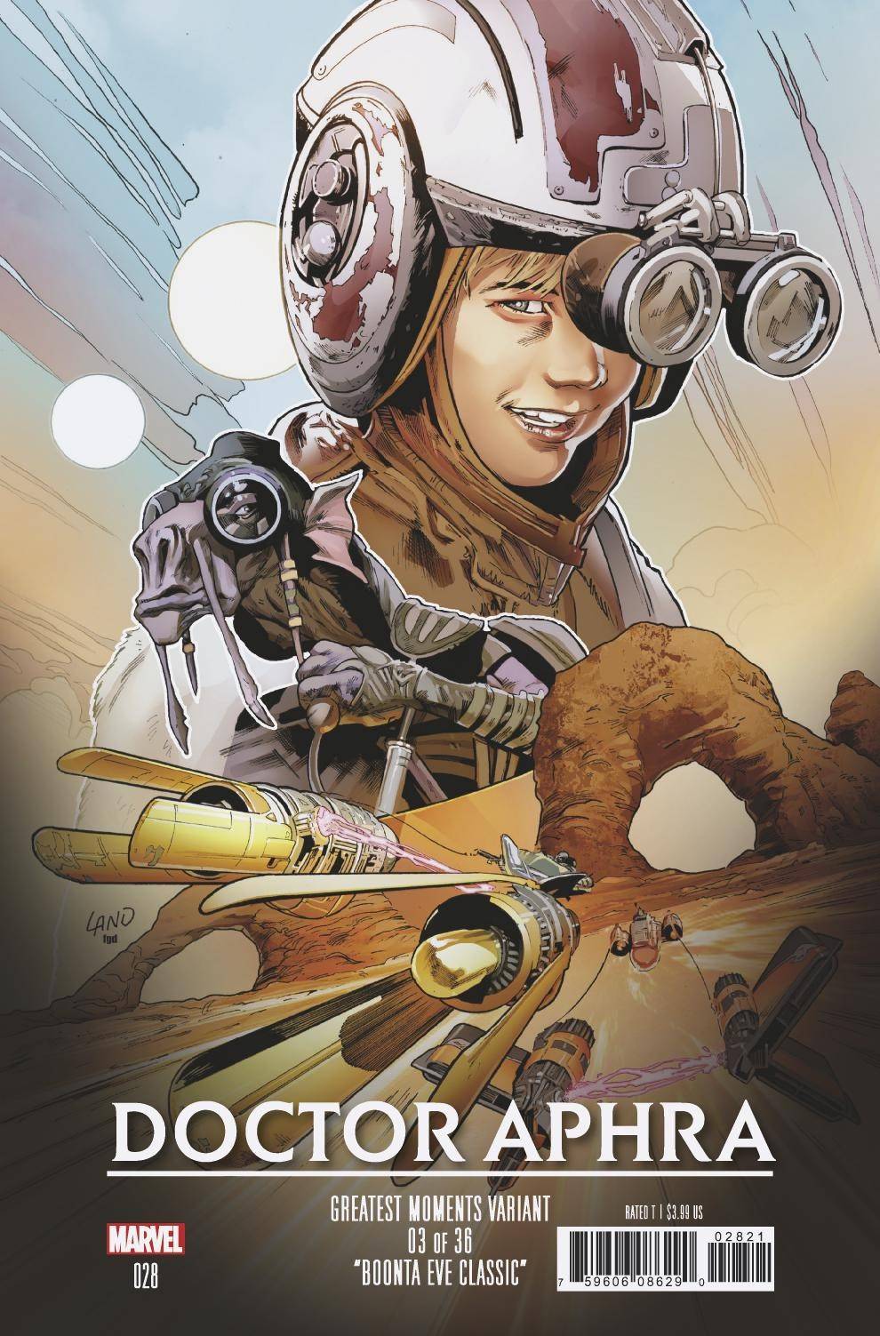 STAR WARS DOCTOR APHRA #28 LAND GREATEST MOMENTS VAR MARVEL NM 1ST PRINT 2019