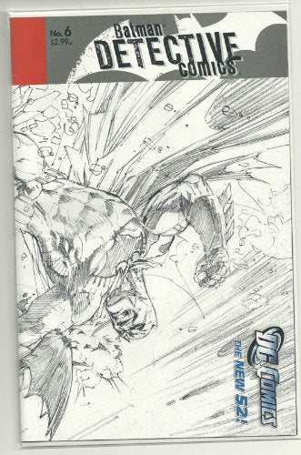 DETECTIVE COMICS #6 BLACK WHITE SKETCH VARIANT DANIEL NM 1ST PRINT