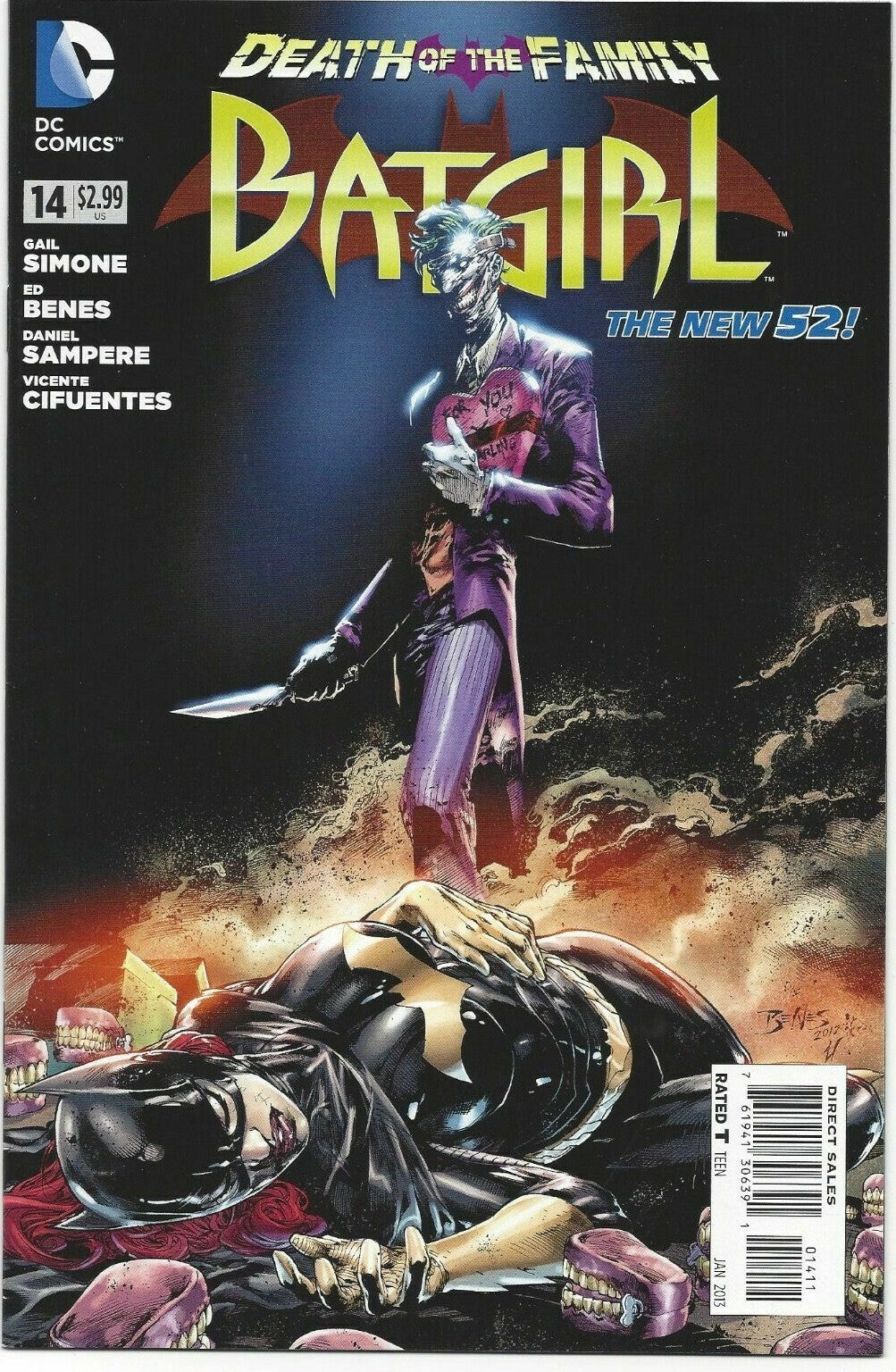 BATGIRL #14 DEATH OF THE FAMILY 2013 DC COMICS NEW 52 VF/NM