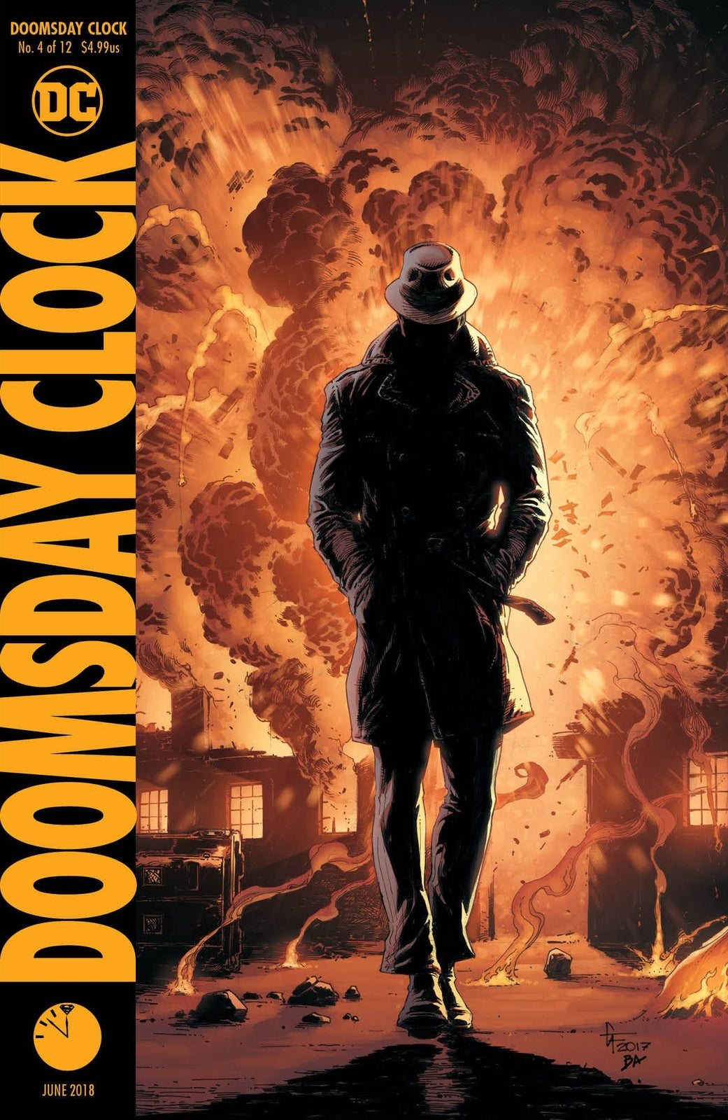 DOOMSDAY CLOCK #4 OF 12 VARIANT DC NM