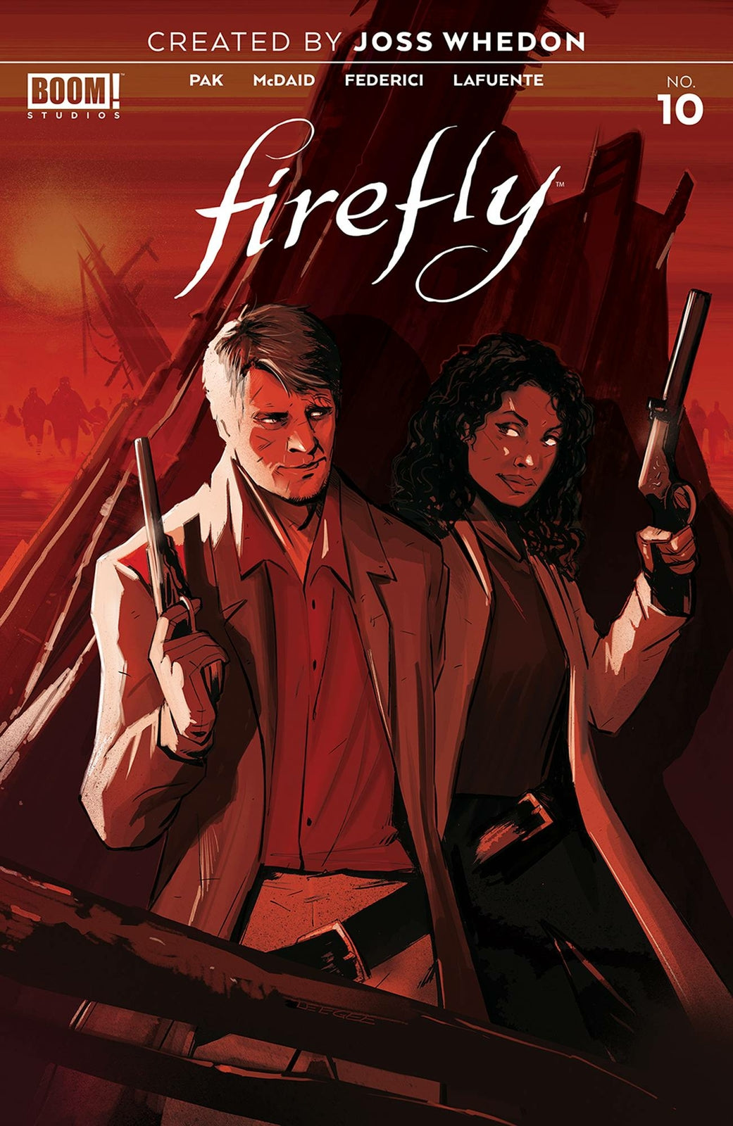 FIREFLY #10 COVER A MAIN GARBETT BOOM! NM 1ST PRINT 2018