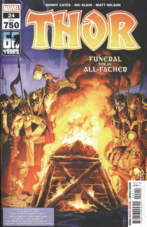 THOR #24 NM 1ST PRINT MAIN COVER MARVEL COMICS 2022