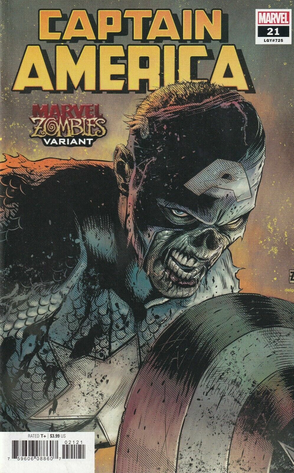 CAPTAIN AMERICA #21 MARVEL ZOMBIES VARIANT MARVEL NM MCU WHAT IF DISNEY+