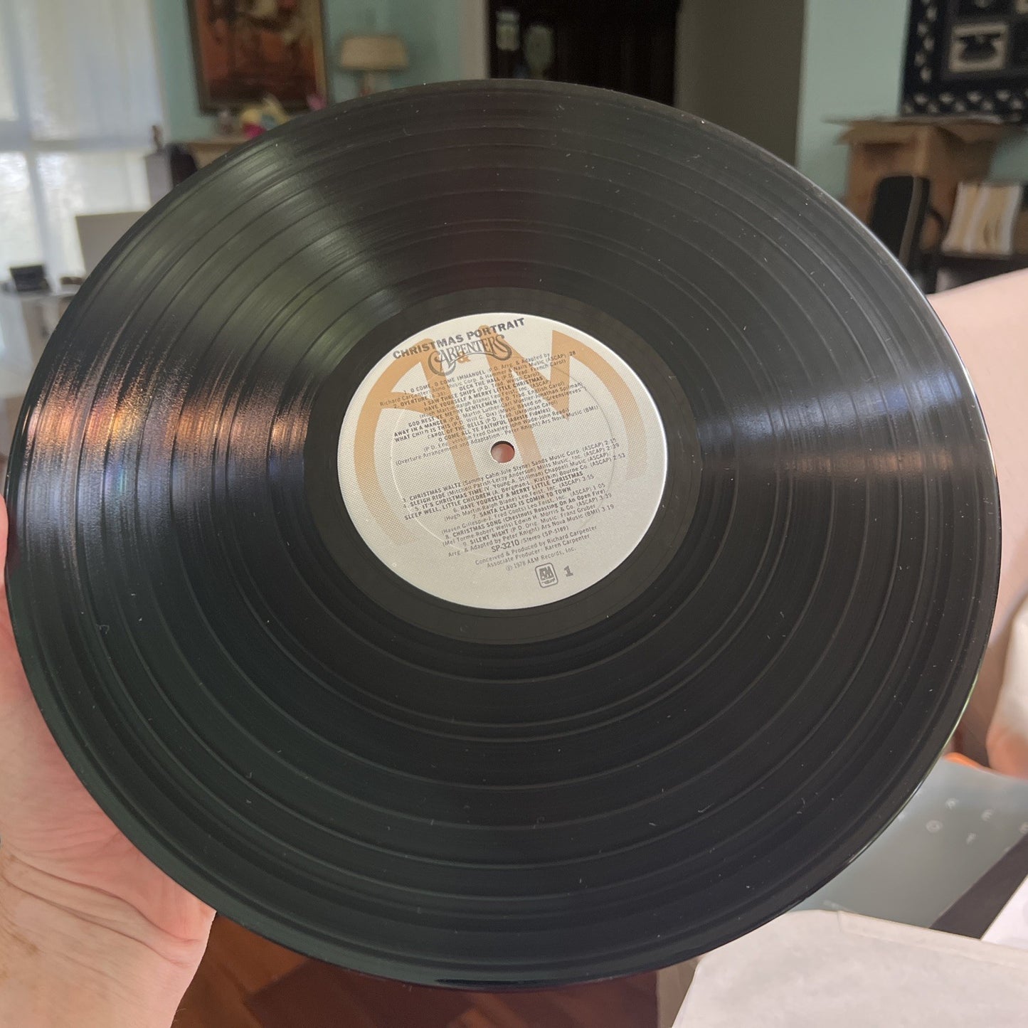 Carpenters Christmas Portrait 1978 Vinyl Album A&M Records Shrink Wrap in place