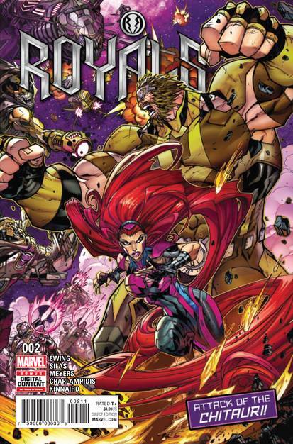 ROYALS #2 RESURRXION OF THE INHUMANS BEGINS! MARVEL NM 1ST PRINT 2017
