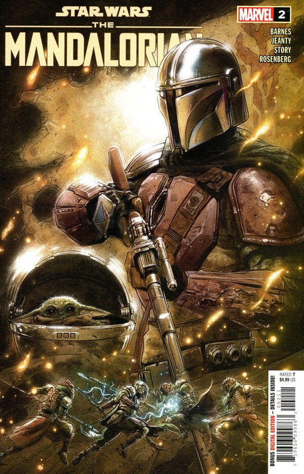 STAR WARS MANDALORIAN #2 NM 1ST PRINT MAIN COVER MARVEL COMICS 2022