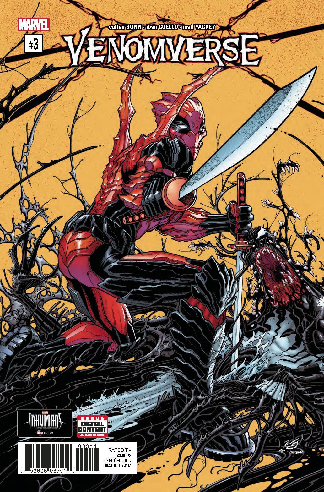 VENOMVERSE #3 CULLEN BUNN IBAN COELLO NM 1ST PRINT MARVEL 2018