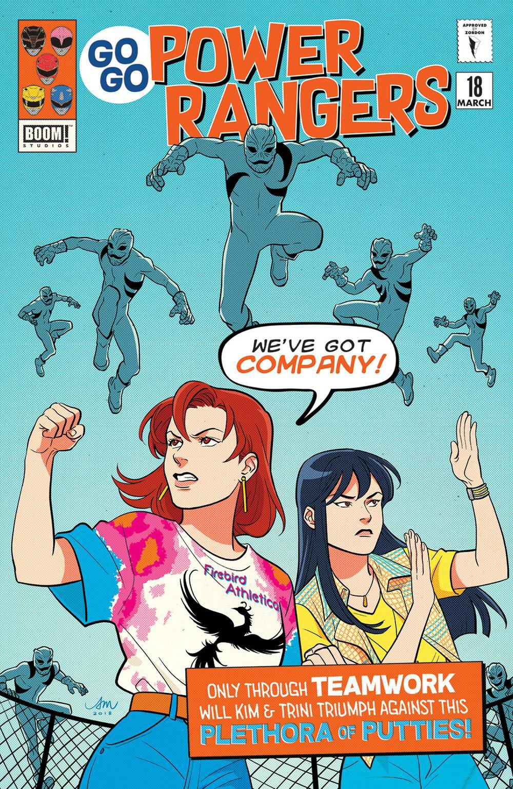 GO GO POWER RANGERS #18 MOK VARIANT BOOM! NM 1ST PRINT 2019