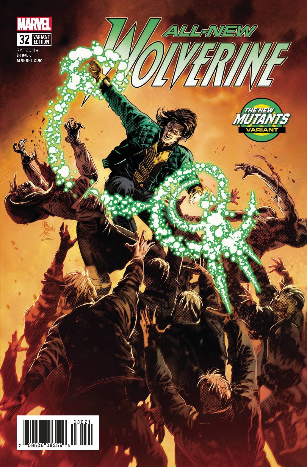 ALL NEW WOLVERINE #32 DEODATO NEW MUTANTS VARIANT LEGACY MARVEL NM