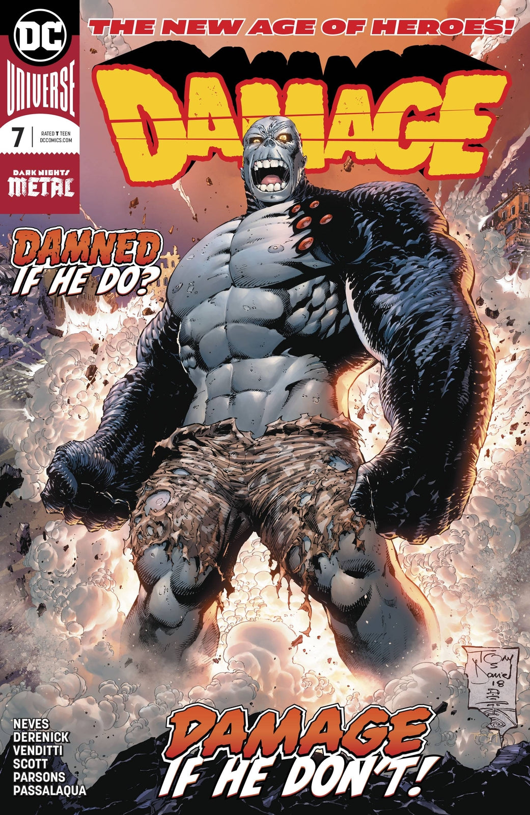 DAMAGE #7 DC COMICS NM