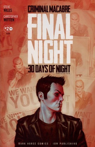 CRIMINAL MACABRE FINAL NIGHT 30 DAYS XOVER #2 Dark Horse NM 1st PRINT