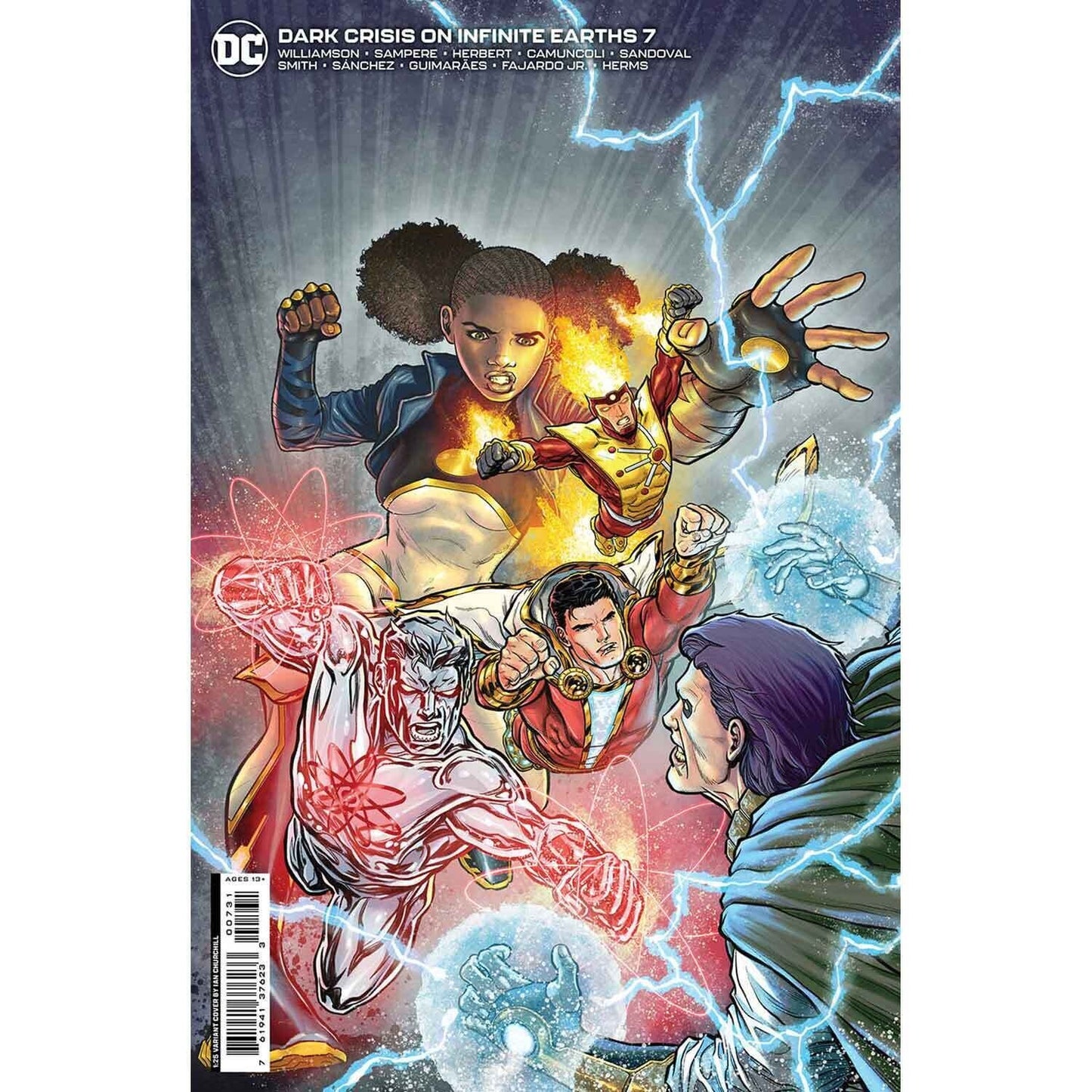 DARK CRISIS ON INFINITE EARTHS #7 DC COMICS COVER K CHURCHILL 1:25 VARIANT NM-