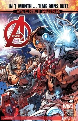AVENGERS #44 JONATHAN HICKMAN STEFANO CASELLI MARVEL NM 1st PRINT SECRET WARS