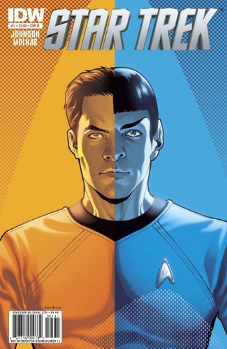 STAR TREK IDW #1 DAVID MESSINA COVER MIKE JOHNSON NM 1ST PRINT