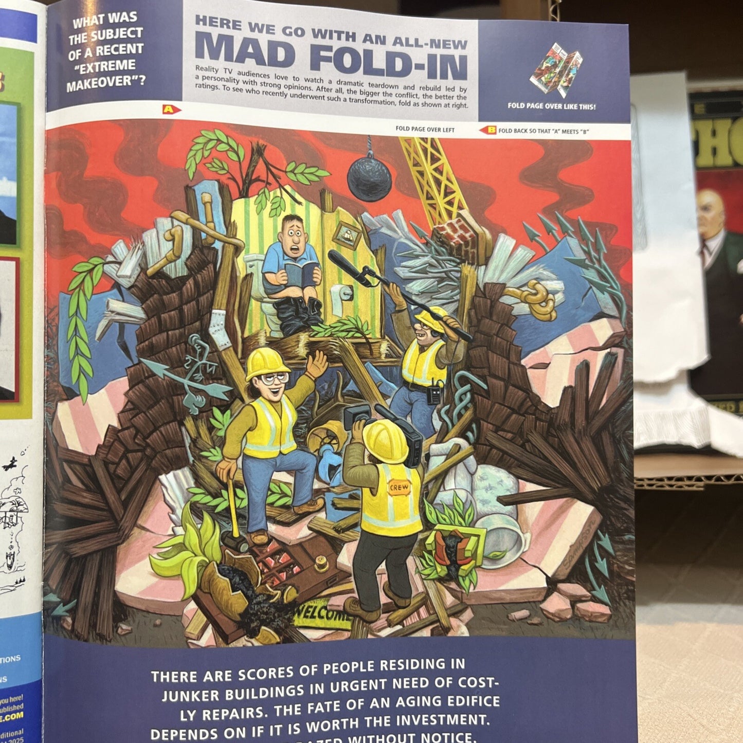 MAD MAGAZINE #43 JUNE 2025 12 PAGES NEW MATERIAL REALITY TV TRUMP APPRENTICE