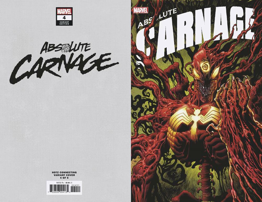 ABSOLUTE CARNAGE #4 HOTZ CONNECTING VARIANT AC MARVEL NM 1ST PRINT 2019