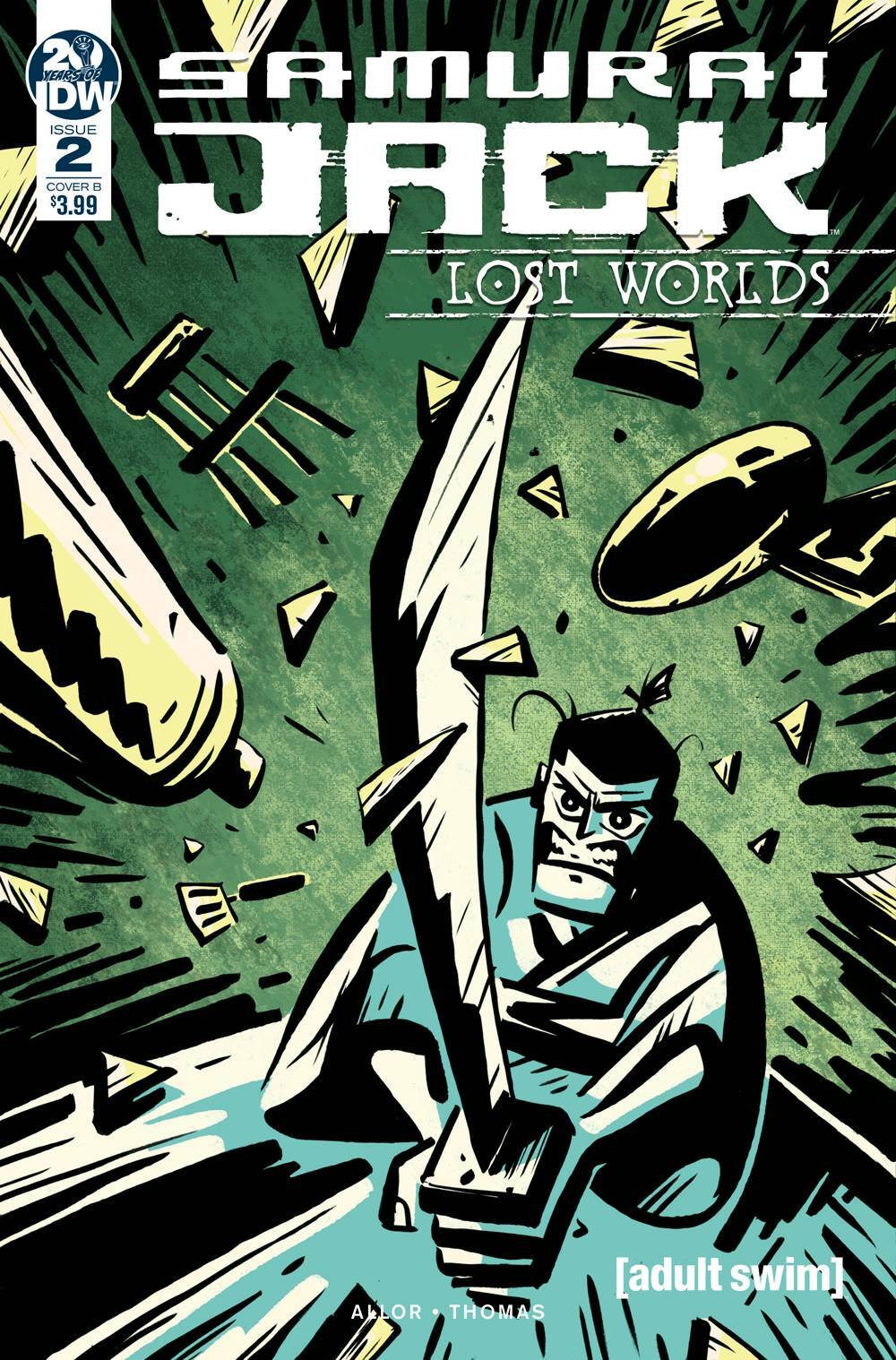 SAMURAI JACK LOST WORLDS #2 COVER B FULLERTON IDW NM 1ST PRINT 2019