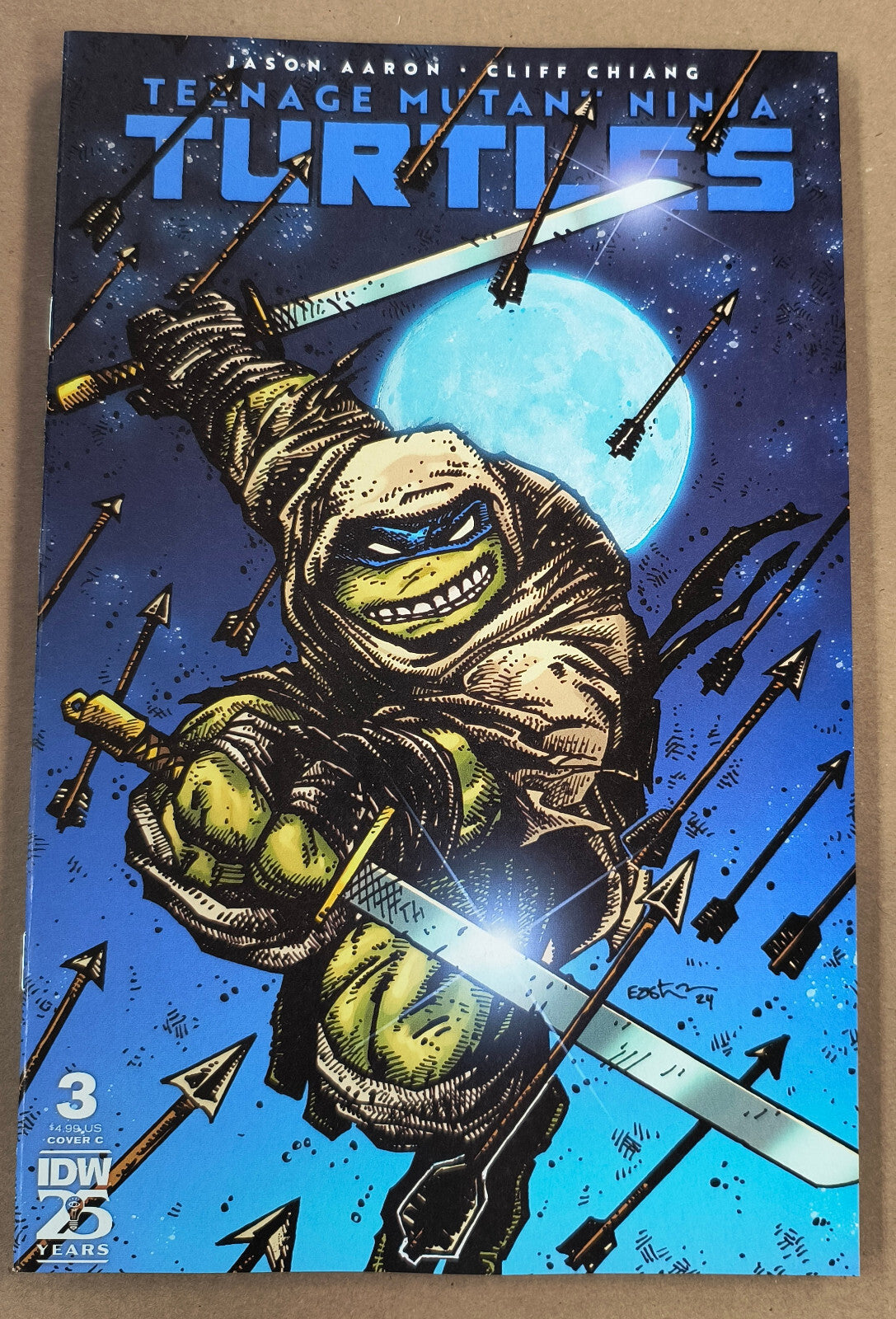 TEENAGE MUTANT NINJA TURTLES #3 EASTMAN COVER AARON CHIANG TMNT 2024 NM