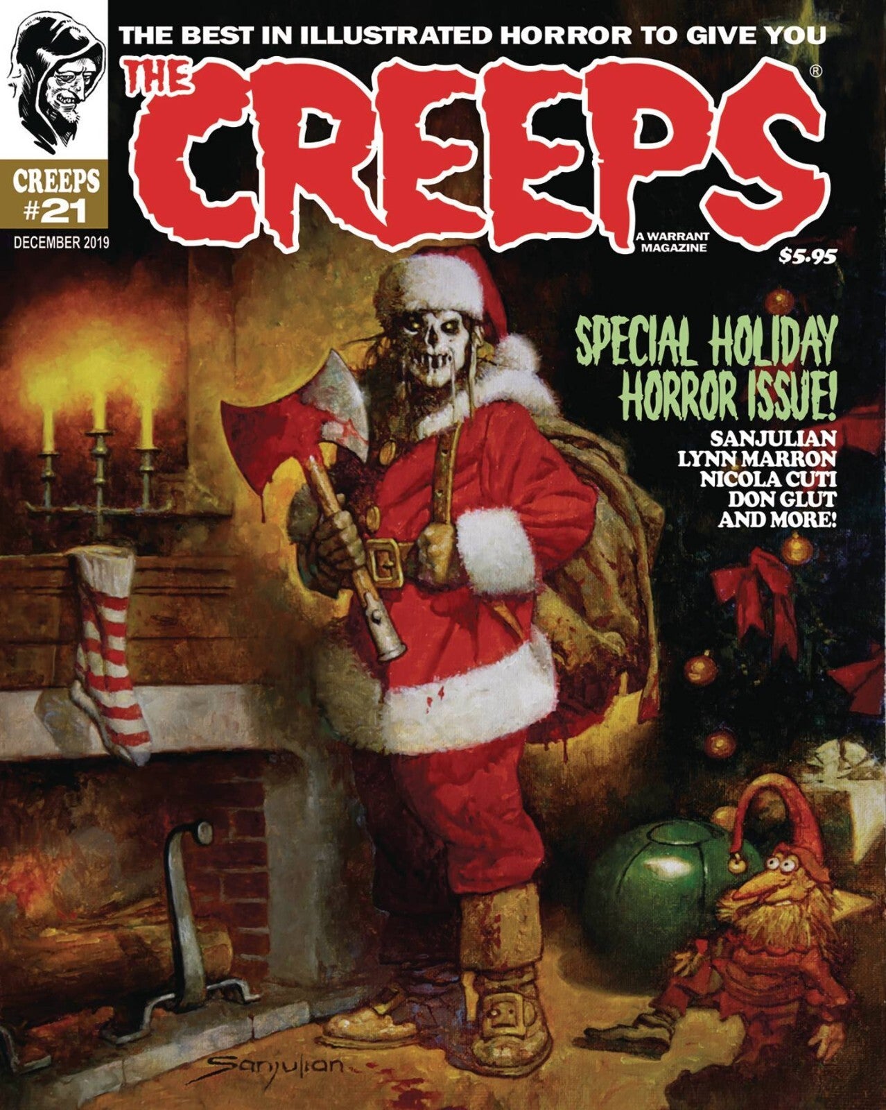 CREEPS #21 DON GLUT AND RICH SALA WARRANT VFN/NM 1st PRINT MAGAZINE