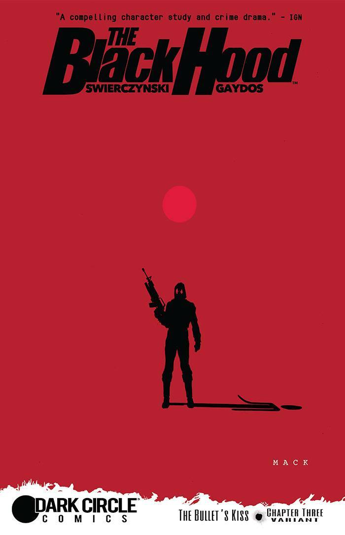 BLACK HOOD #3 MACK VARIANT COVER DARK CIRCLE COMICS NM 2015