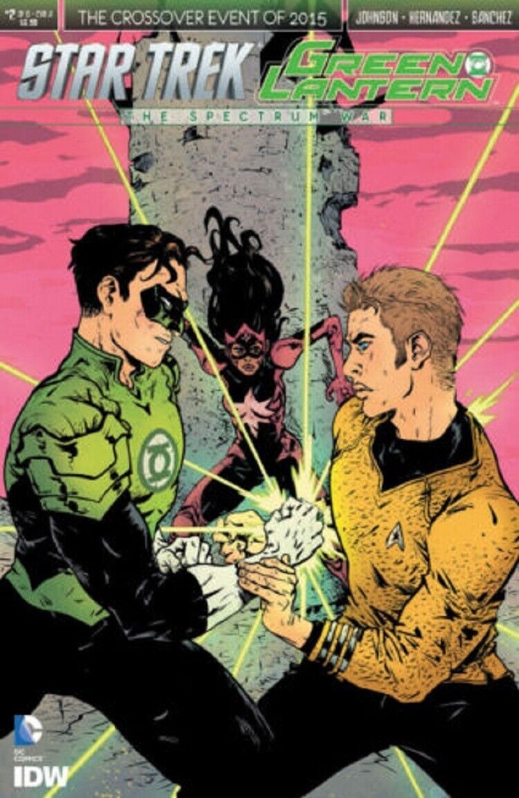 STAR TREK GREEN LANTERN SPECTRUM WAR #2 IDW DC COMIC BOOK 2015 NM
