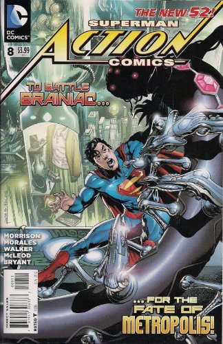 SUPERMAN ACTION COMICS: FOR THE FATE OF METROPOLIS #8 THE NEW 52 S NM 1ST PRINT