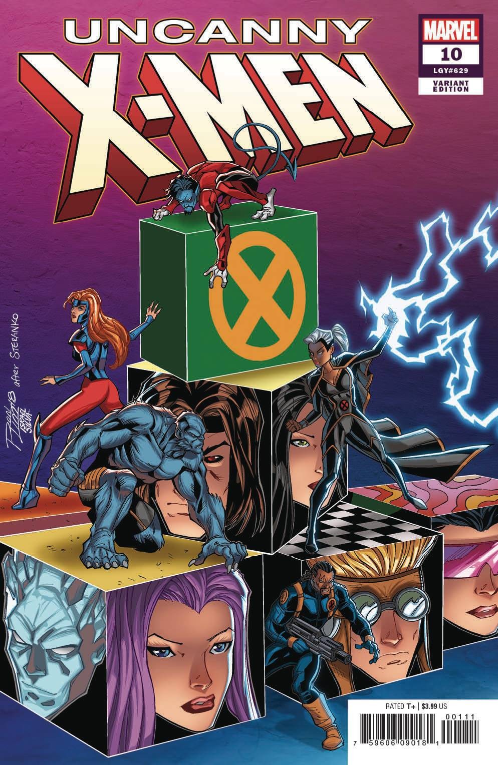 UNCANNY X-MEN #10 LIM VARIANT MARVEL NM 1ST PRINT 2019