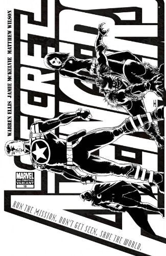 SECRET AVENGERS #16 "2ND PRINT SKETCH VARIANT- IN SEARCH OF A TIME NM 2ND PRINT