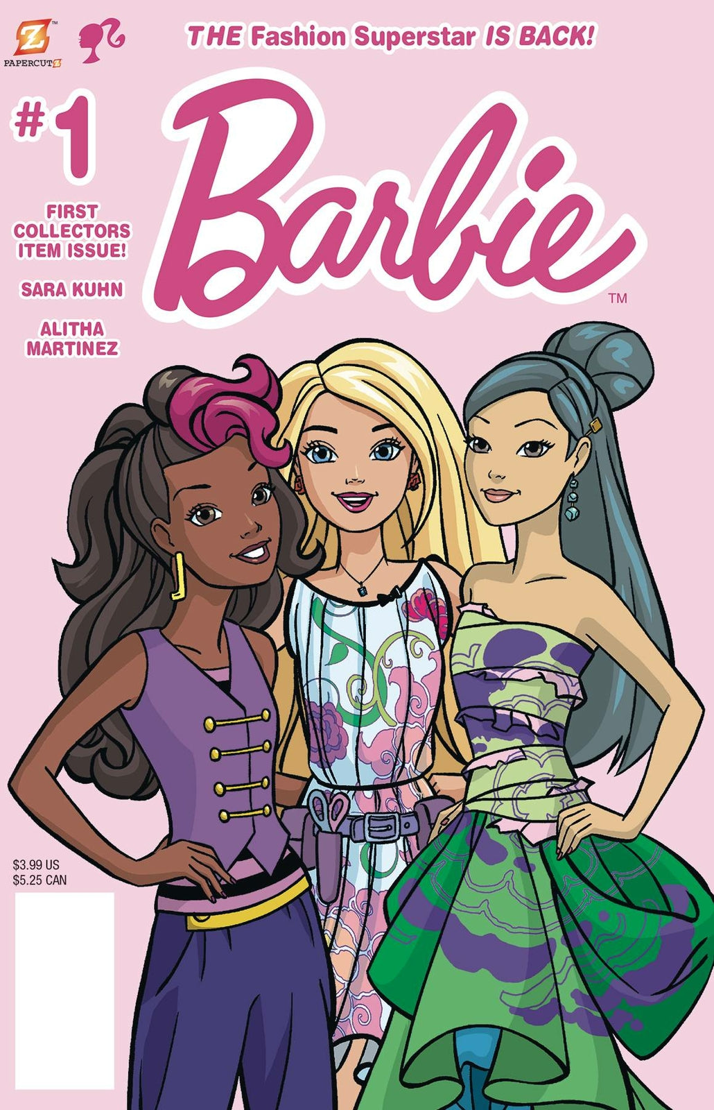 BARBIE #1 PAPERCUTZ NM 1ST PRINT 2019