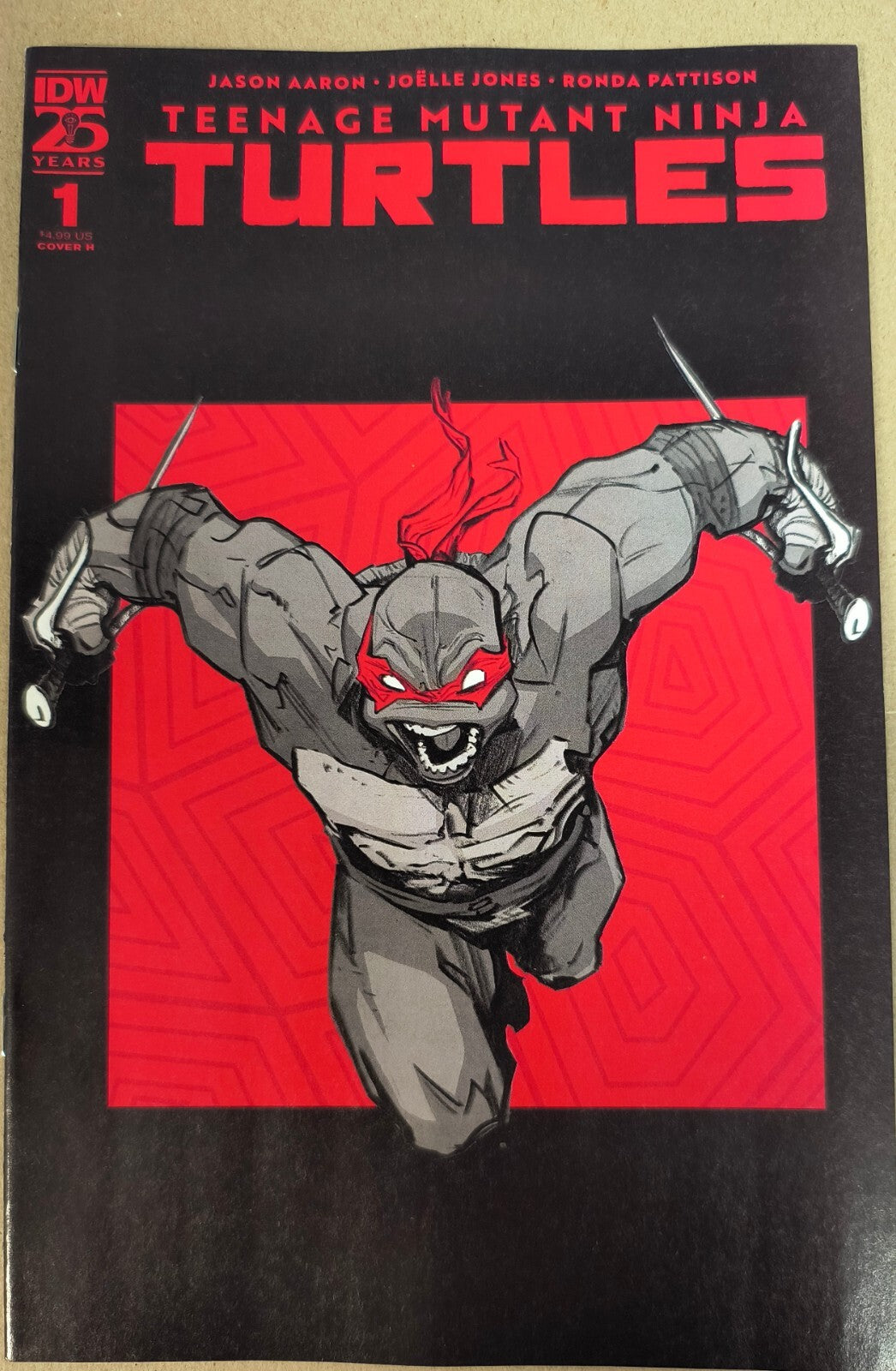 TEENAGE MUTANT NINJA TURTLES #1 40TH ANNIV TALBOT COVER AARON JONES TMNT 2024 NM