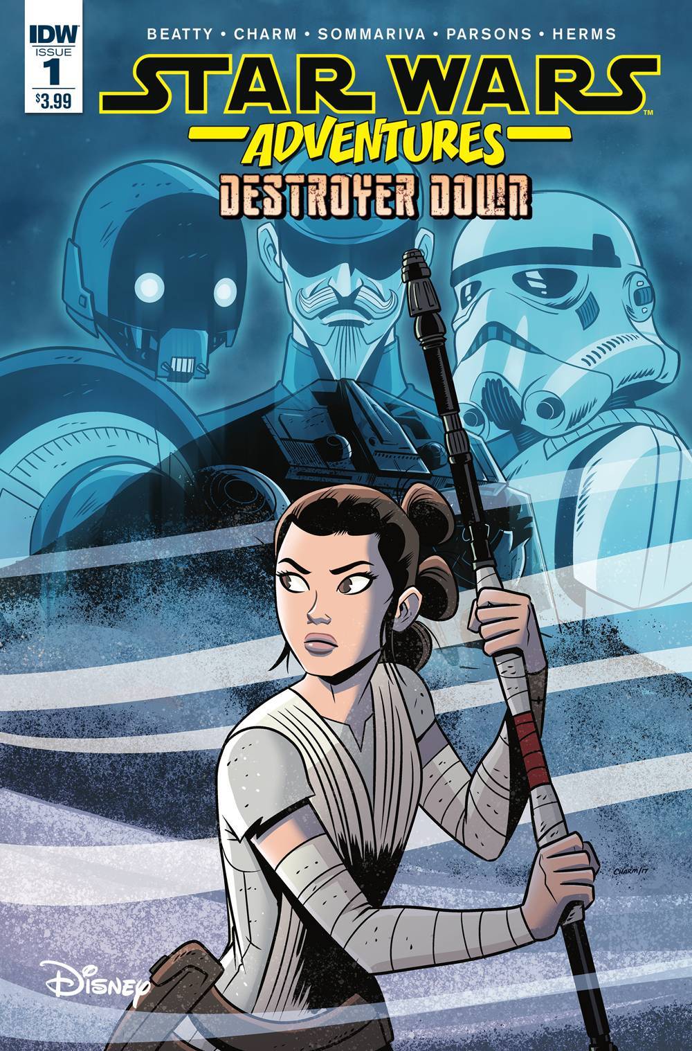 STAR WARS ADVENTURES #1 DESTROYER DOWN IDW NM 1ST PRINT 2018