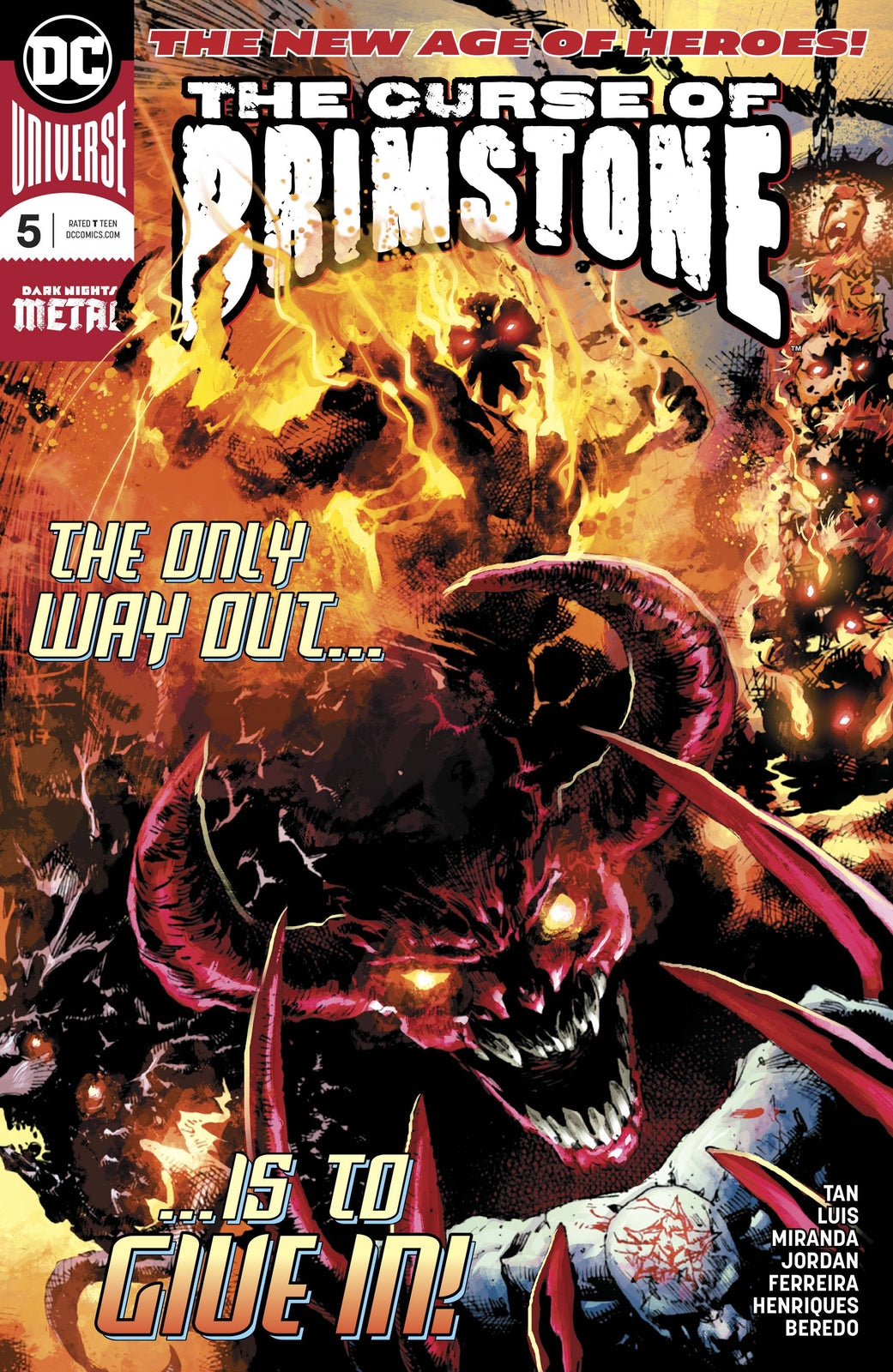 CURSE OF BRIMSTONE #5 DC NM